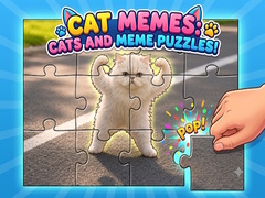 खेल Cat Memes: Cats and Meme Puzzles!