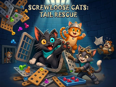 గేమ్ Screwloose Cats: Tail Rescue