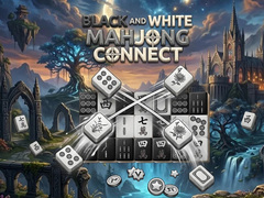 ગેમ Black and White Mahjong Connect