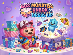 ગેમ Box Monster: Unbox & Dress Up