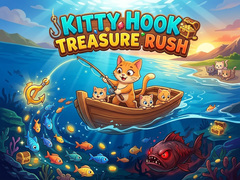 ગેમ Kitty Hook Treasure Rush