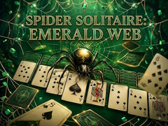 గేమ్ Spider Solitaire: Emerald Web
