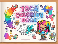 खेल Toca Coloring Book