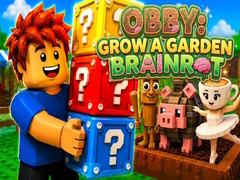 खेल Obby: Grow a Garden Brainrot