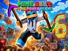 గేమ్ Mine Obby: +1 Dig Power per Hit