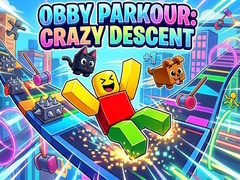 గేమ్ Obby Parkour: Crazy Descent