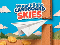 खेल Paper Flight Cardboard Skies