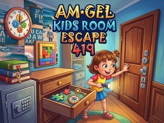खेल Amgel Kids Room Escape 419