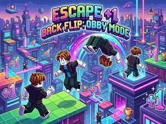 खेल Escape +1 Back Flip: Obby Mode