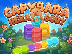 खेल Capybara Hexa Sort