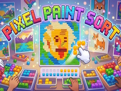 खेल Pixel Paint Sort