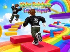 खेल Obby Rainbow Parkour Two Player