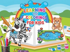 खेल Learning and Coloring For Kids