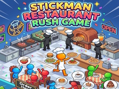 ಗೇಮ್ Stickman Restaurant Rush Game