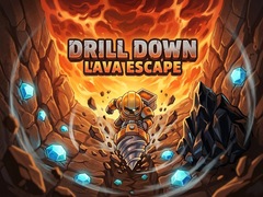 खेल Drill Down: Lava Escape