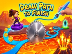 खेल Draw Path To Finish