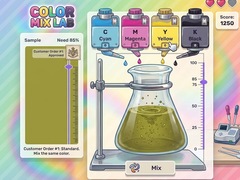 ગેમ Color Mix Lab