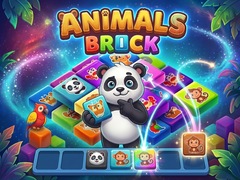 ગેમ Animals Brick