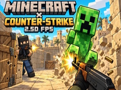 खेल Minecraft Counter Strike: 2.5D FPS