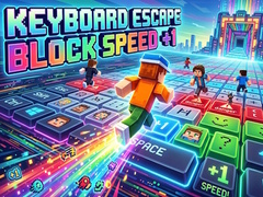 खेल Keyboard Escape Block Speed +1