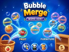 గేమ్ Bubble Merge: Word Sort