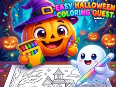 खेल Easy Halloween Coloring Quest