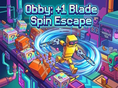 खेल Obby: +1 Blade Spin Escape