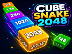 గేమ్ Cube Snake 2048
