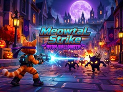 ಗೇಮ್ Meowtal Strike Neon Halloween