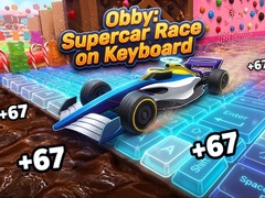 ગેમ Obby: Supercar Race on Keyboard