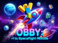 खेल Obby: +1 to spaceflight altitude