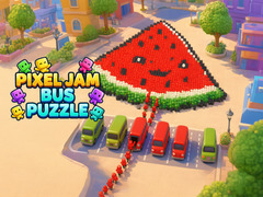 గేమ్ Pixel Jam Bus Puzzle: Color Sort