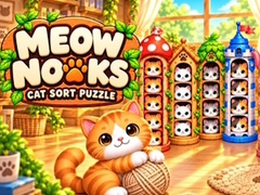 గేమ్ Meow Nooks: Cat Sort Puzzle