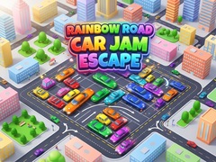 खेल Rainbow Road Car Jam Escape