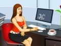 खेल Office Slacking: Anna in the Office