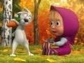 खेल Masha and Bunny Coloring
