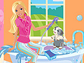 खेल Barbie Pet Wash