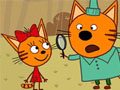 तीन बिल्ली गेम 